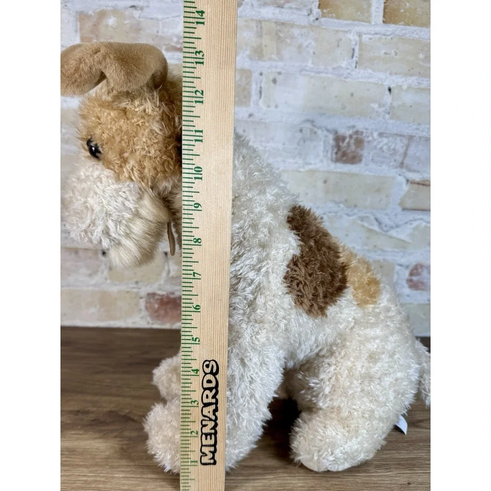 Retro People Pals Canine Classics Wire Fox Terrier Vintage Plush 13" Realistic - Picture 13 of 14